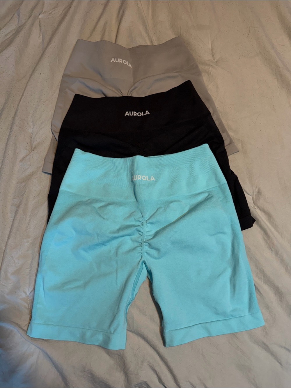 Aurola Women's Athletic Bike Shorts - Aqua